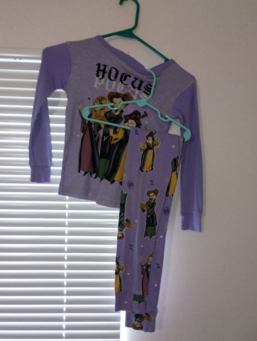 Purple 'Hocus Pocus' Kids Pajama Set - Long Sleeve Top & Pants